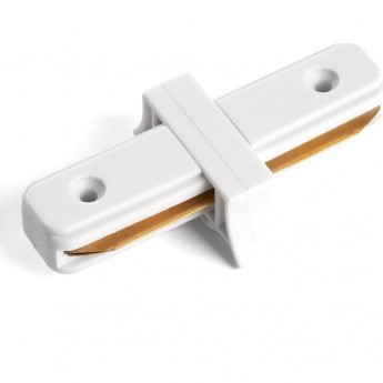 Коннектор прямой однофазный для шинопровода, белый, FERON LD1000