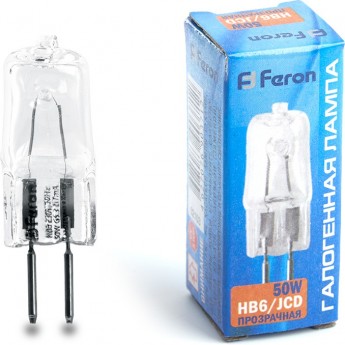 Лампа галогенная FERON HB6 JCD G5.3 50W Лампа галогенная FERON HB6 JCD G5.3 50W