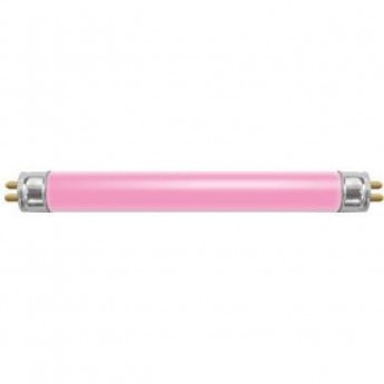 Лампа люминесцентная двухцокольная, 6W T4 G5 розовая, FERON EST13 03014