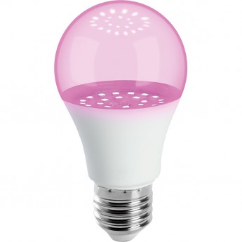 Лампа светодиодная для растений А60 Feron LB-7060 E27 15W красно-синий спектр Лампа светодиодная для растений А60 Feron LB-7060 E27 15W красно-синий спектр