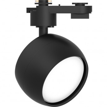 Светильник FERON AL164 трековый однофазный на шинопровод под лампу GX53, черный Светильник FERON AL164 трековый однофазный на шинопровод под лампу GX53, черный