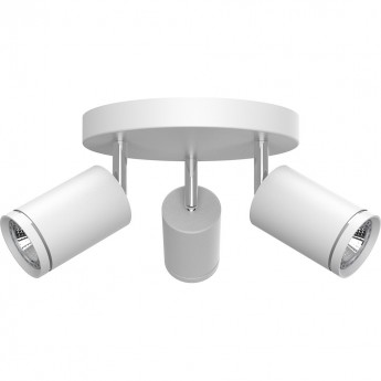 Светильник FERON ML203-1 настенно-потолочный под лампу GU10, белый Светильник FERON ML203-1 настенно-потолочный под лампу GU10, белый