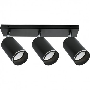 Светильник FERON ML203 настенно-потолочный под лампу GU10, черный Светильник FERON ML203 настенно-потолочный под лампу GU10, черный