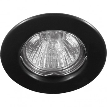 Светильник потолочный встраиваемый FERON DL10 MR16 50W G5.3 черный матовый