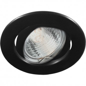 Светильник потолочный встраиваемый FERON DL11 MR16 50W G5.3 чёрный матовый