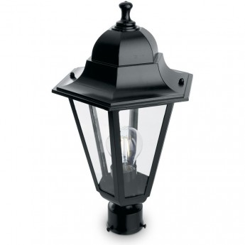 Светильник садово-парковый FERON 6203/PL6203 шестигранный на столб 100W E27 230V, черный Светильник садово-парковый FERON 6203/PL6203 шестигранный на столб 100W E27 230V, черный