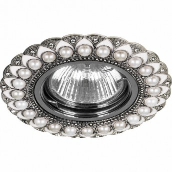 Светильник встраиваемый FERON CD2050 потолочный MR16 G5.3 черный-хром 28621 Светильник встраиваемый FERON CD2050 потолочный MR16 G5.3 черный-хром 28621