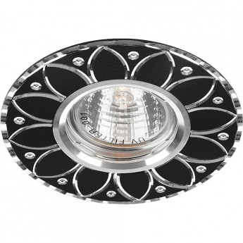 Светильник встраиваемый FERON GS-M389 потолочный MR16 G5.3 черный 28951