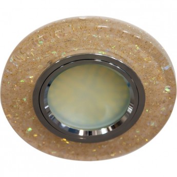 Светильник встраиваемый с белой LED подсветкой FERON 8585-2 потолочный MR16 G5.3 желтый Светильник встраиваемый с белой LED подсветкой FERON 8585-2 потолочный MR16 G5.3 желтый