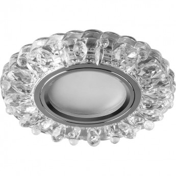 Светильник встраиваемый с белой LED подсветкой FERON CD916 потолочный MR16 G5.3 прозрачный Светильник встраиваемый с белой LED подсветкой FERON CD916 потолочный MR16 G5.3 прозрачный