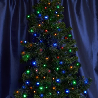 Светодиодная гирлянда FERON CL44 линейная 20 м +1.5м 230V мультиколор, c питанием от сети, эффектом стробов, черный шнур Светодиодная гирлянда FERON CL44 линейная 20 м +1.5м 230V мультиколор, c питанием от сети, эффектом стробов, черный шнур