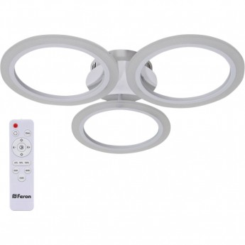 Светодиодный управляемый светильник накладной FERON AL5930 тарелка 72W 3000К-6500K Светодиодный управляемый светильник накладной FERON AL5930 тарелка 72W 3000К-6500K